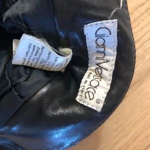 Men’s leather pants. Versace.